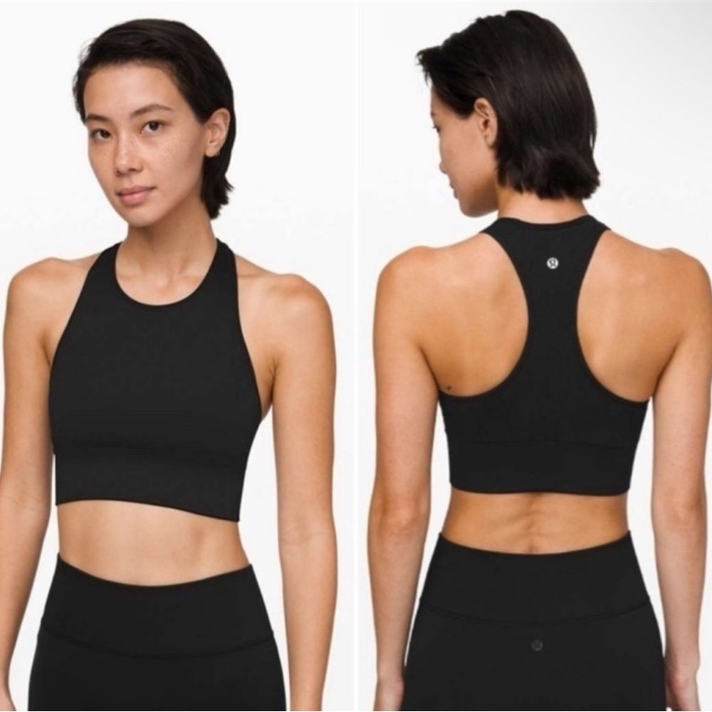 Lululemon Ebb to Train Bra Black size 10.